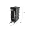 Newage Products Pull out 35L bin 80672